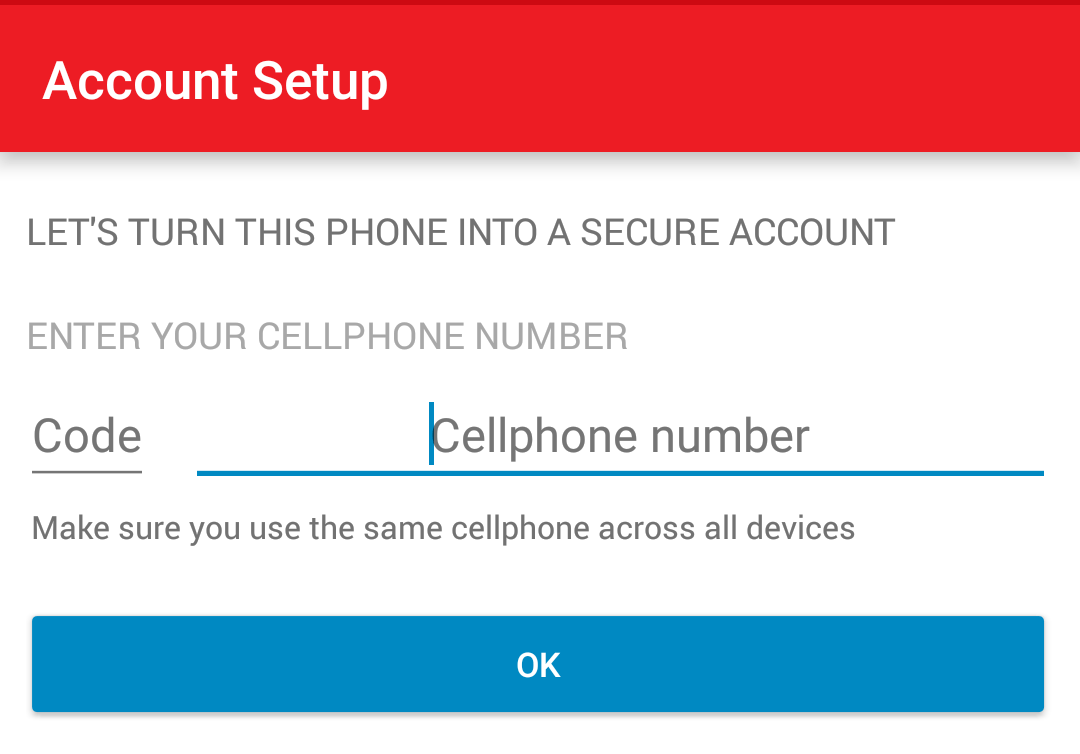 Authy ask for phone number