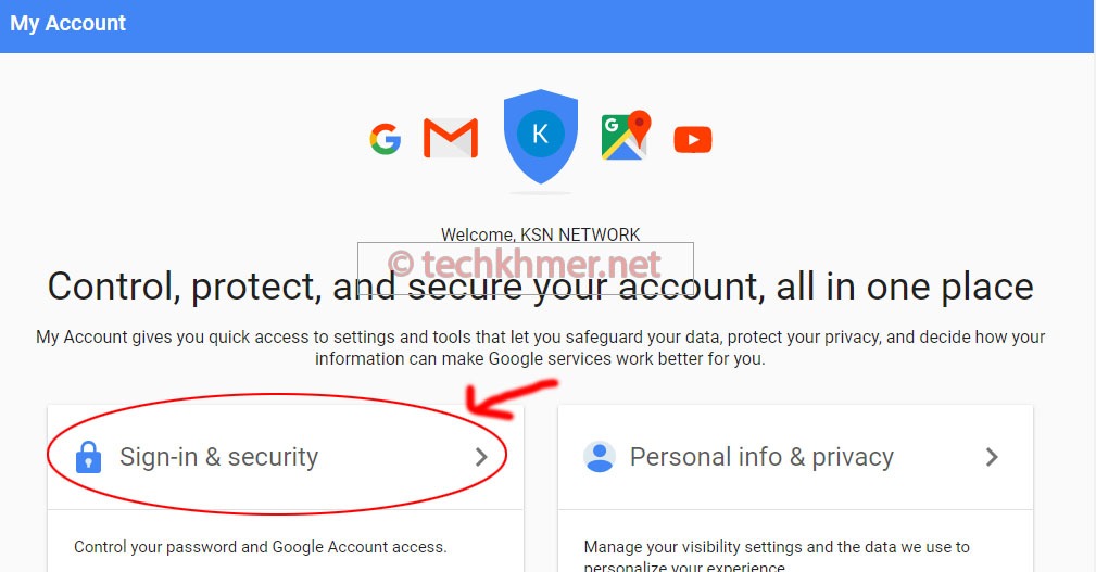របៀប​កំណត់​សុវត្ថិភាព Two-factors authentication លើ​គណនី Gmail ជាមួយ​កម្មវិធី Authy 2FA នៅ​លើ​ទូរស័ព្ទ​ដៃ។
