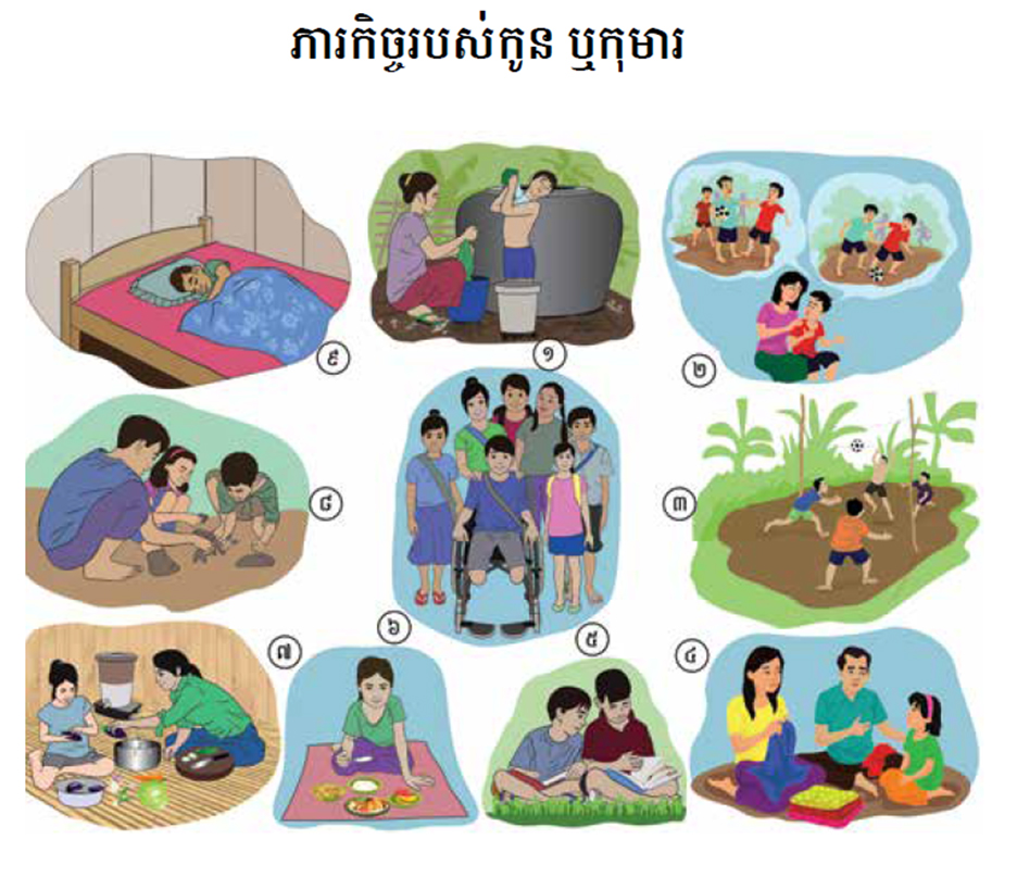 សៀវភៅ «យុទ្ធសាស្ត្រស្ដីពីការចិញ្ចឹមកូនបែបវិជ្ជមាន» របស់ក្រសួងកិច្ចការនារី។