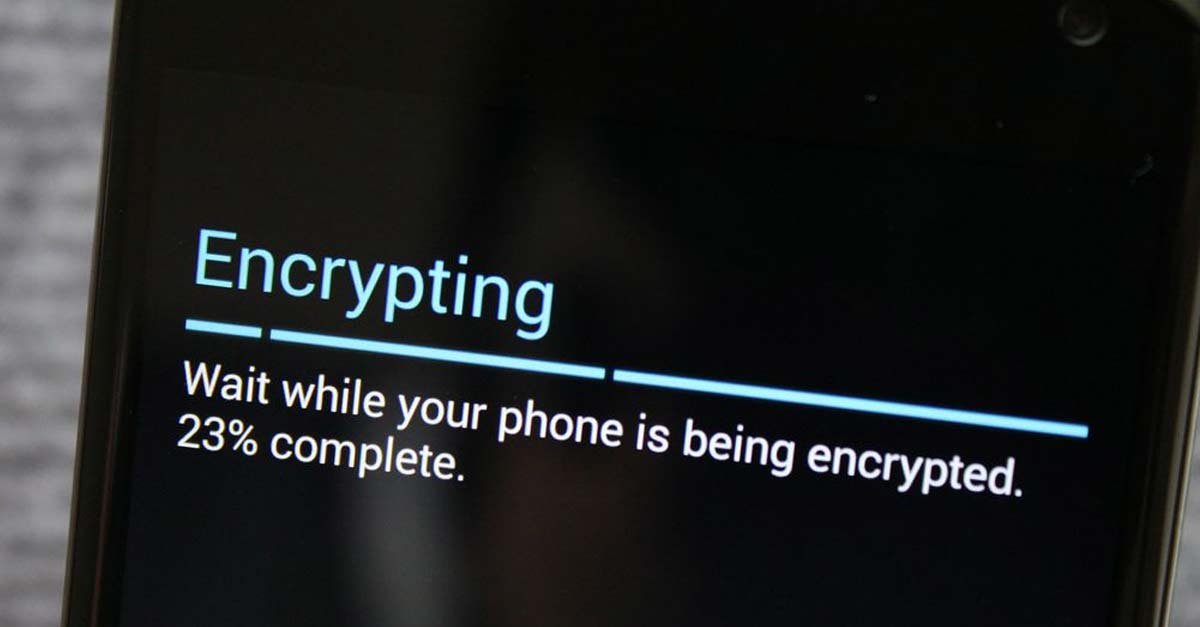 Encryption Storage ទូរស័ព្ទ​ស្មាតហ្វូន (Smartphone)។