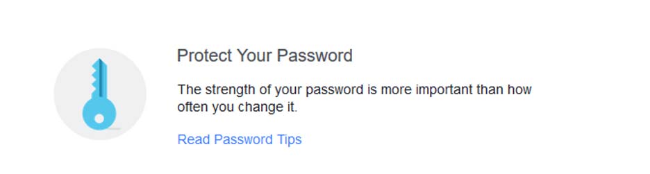 Protect your password