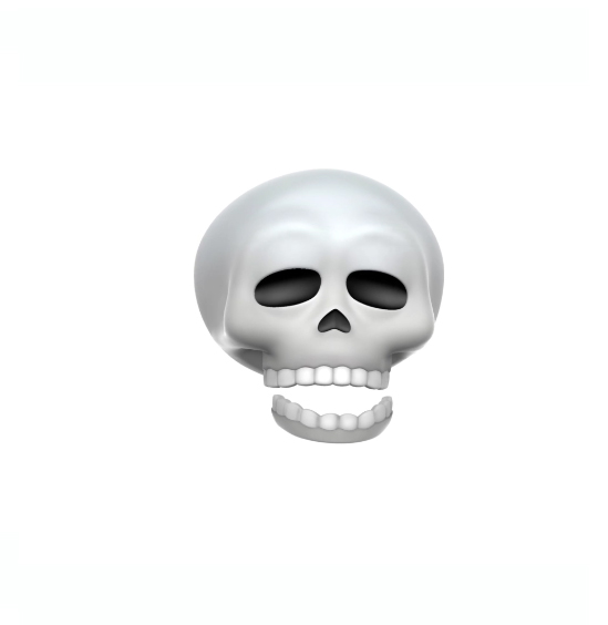 រូបលលាដ៍ក្បាលខ្មោច (Skull)។