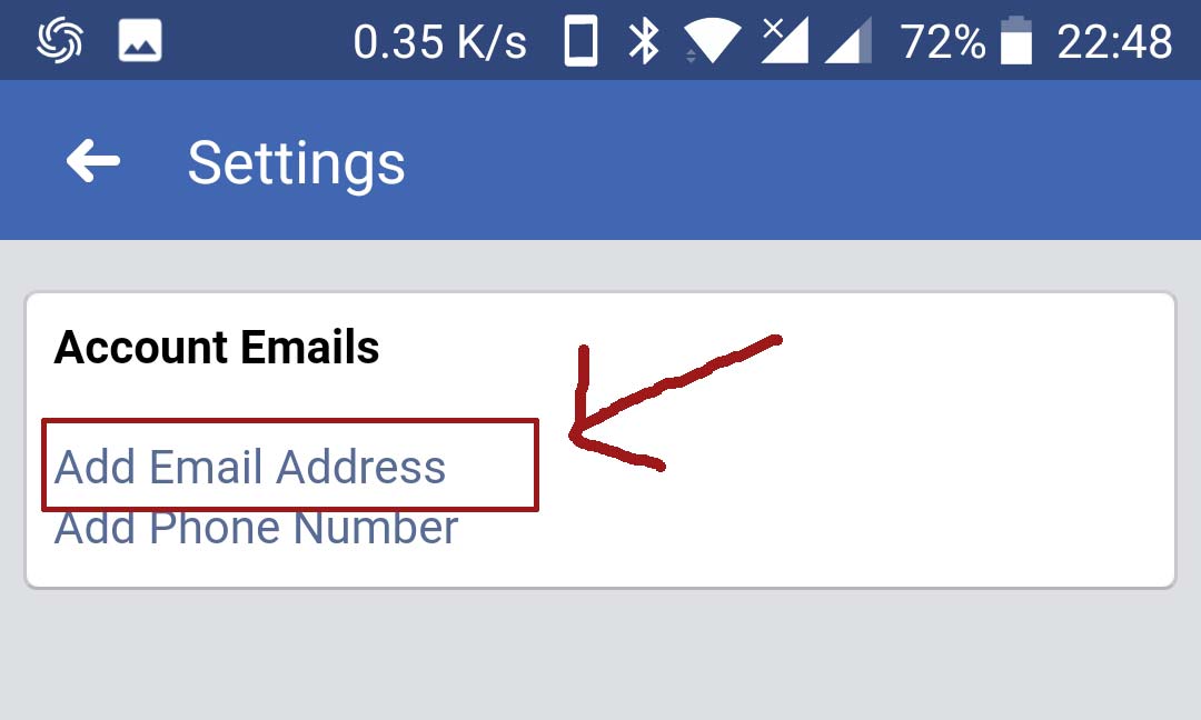 ចុច Add Email Address