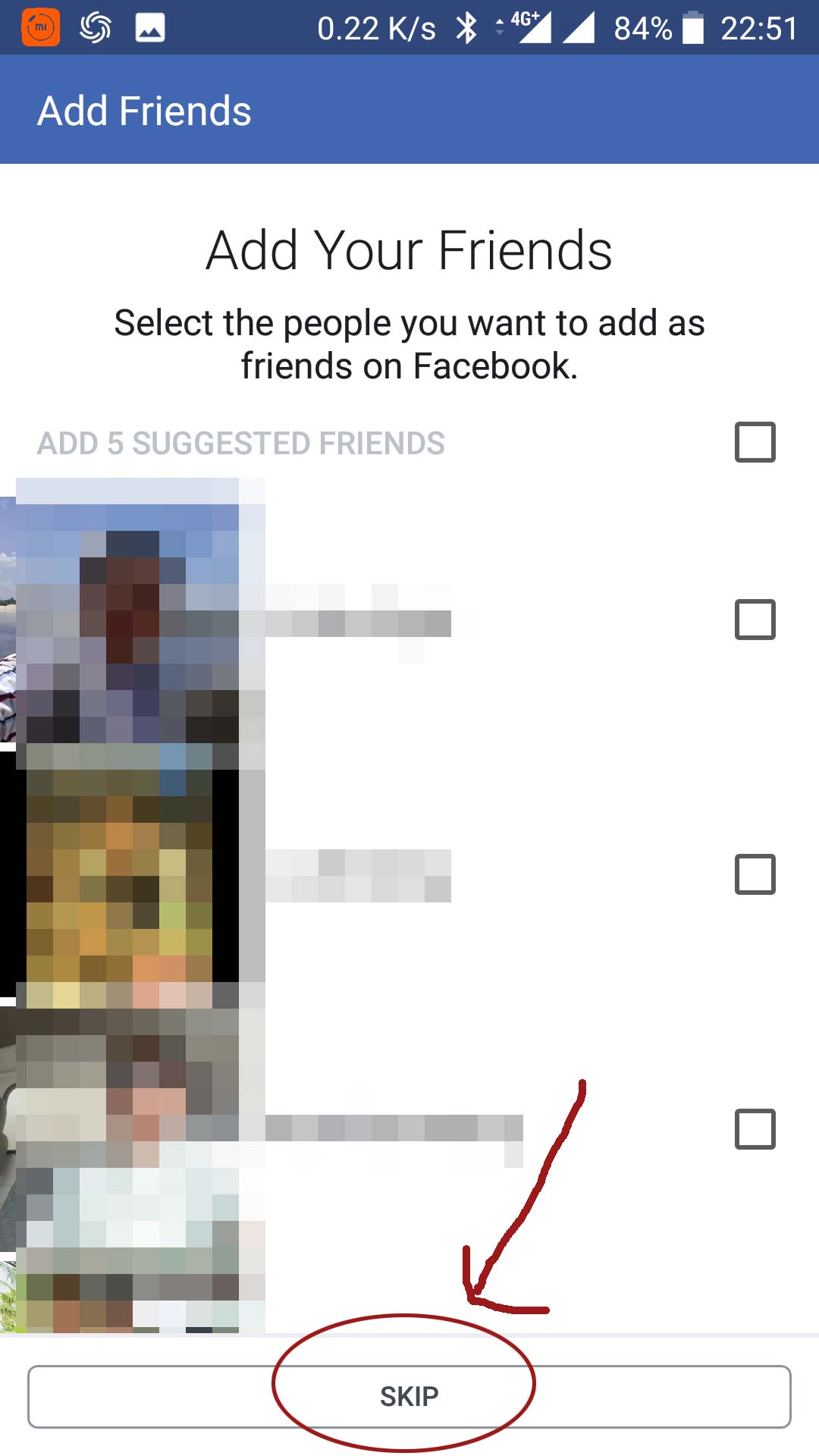 add friend ឬក៏រំលង