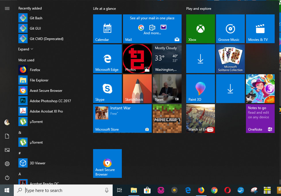 Start Menu