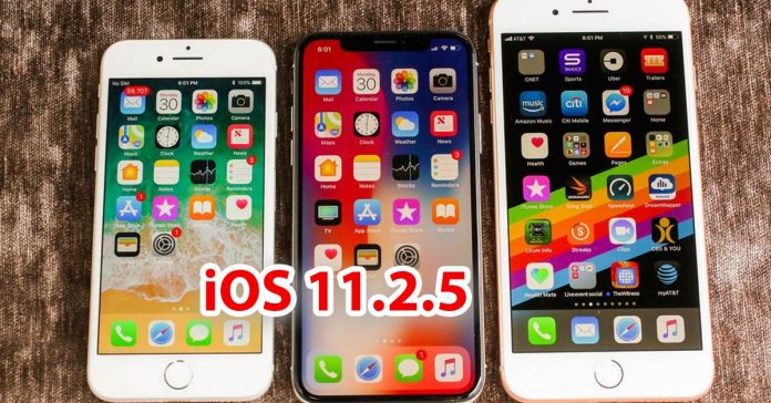 កំណែ​ជំនាន់ iOS 11.2.5។