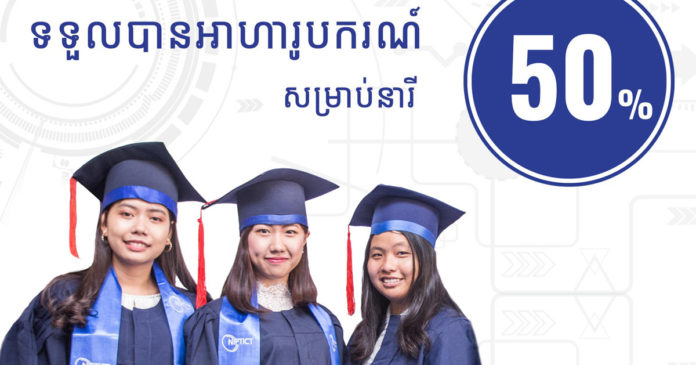 អាហារូបករណ៍ ៥០% ដោយស្វ័យប្រវត្តិដល់សិស្សនារី អាហារូបករណ៍ ៥០% ដោយស្វ័យប្រវត្តិដល់សិស្សនារី