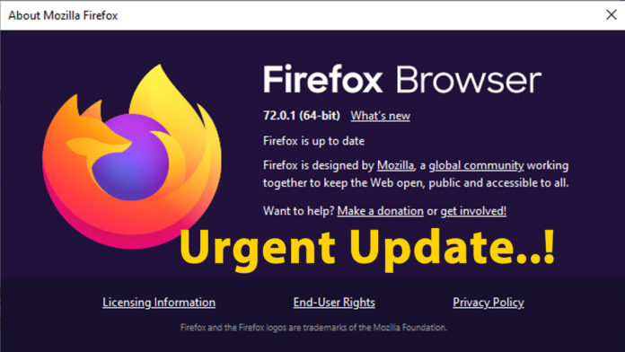 កម្មវិធី​រុករក Firefox Version 12.0.1